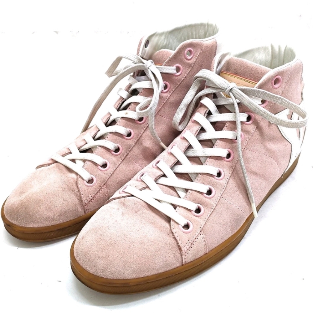 Louis Vuitton Sneakers Women Pinks Suede